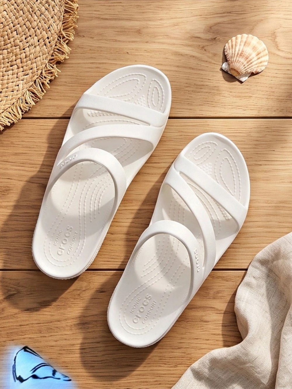 Crocs Kadee II Sandal White Sandals Like New